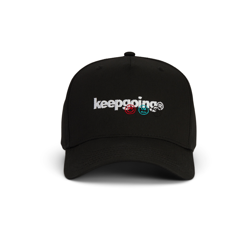 KEEPGOING Smile Hat (Black) – 4 The Homies Apparel, LLC