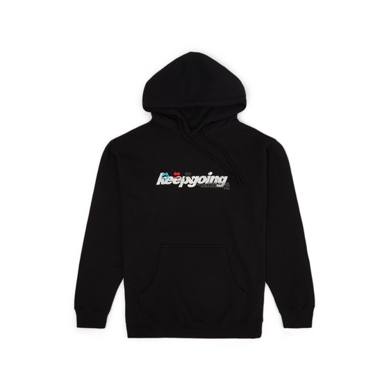 KEEPGOING Modern Logo Hoodie (Black)