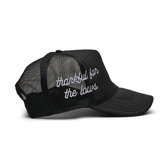 KEEPGOING "The Lows" Trucker Hat (Black)