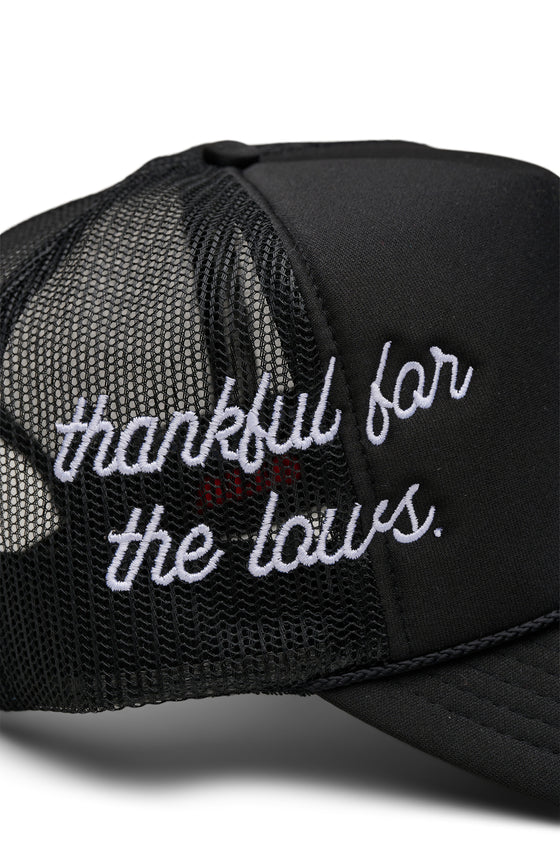 KEEPGOING "The Lows" Trucker Hat (Black)