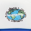 Keepgoing Globe Trucker Hat (White/Blue)