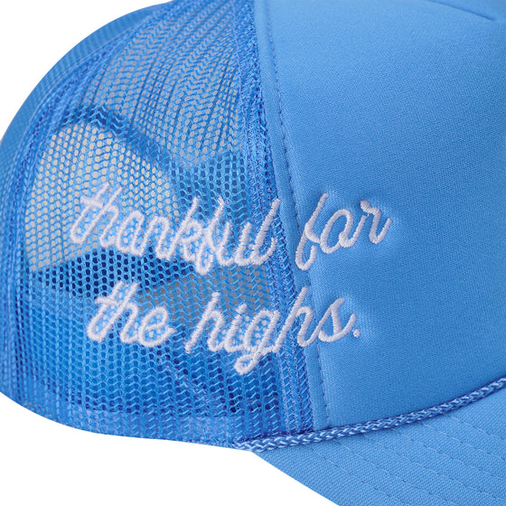 KEEPGOING "The Highs" Trucker Hat (Blue)