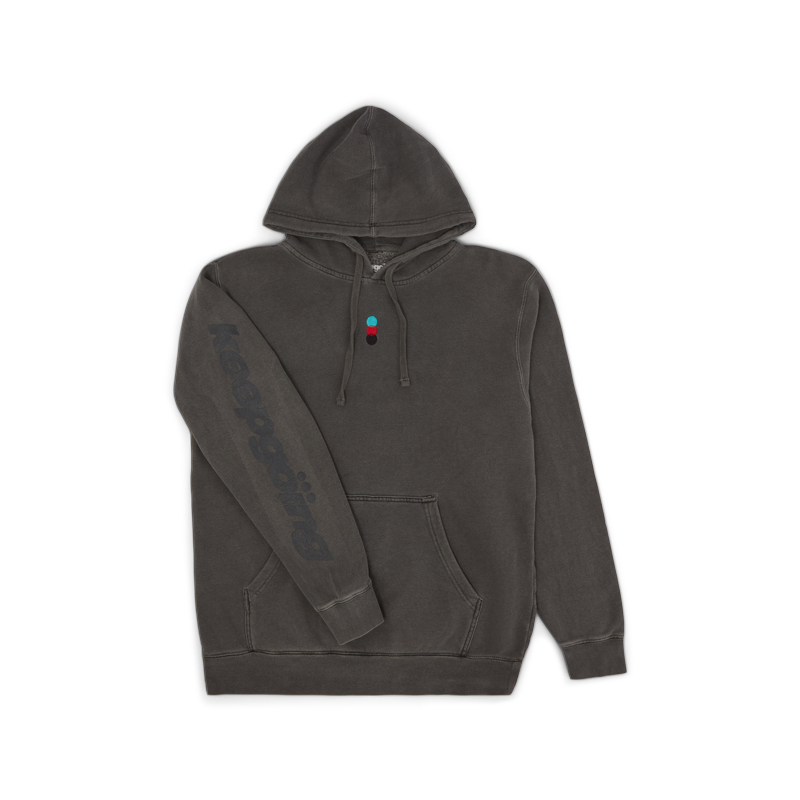 KEEPGOING Journey Hoodie (Pigment Black) – 4 The Homies Apparel, LLC