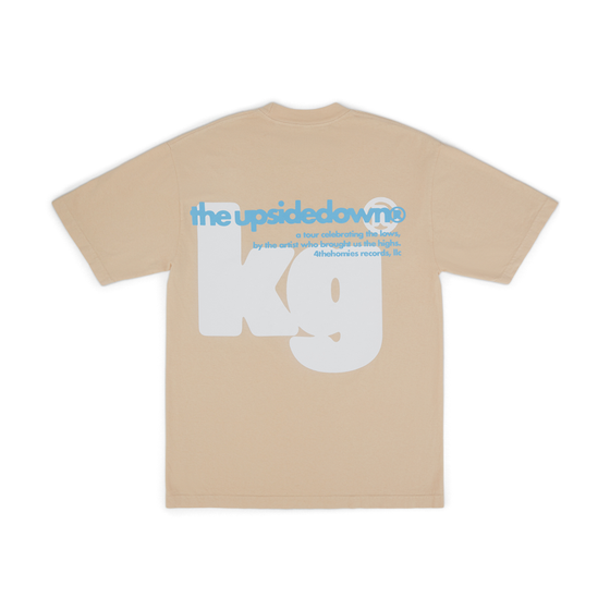 Upsidedown Tour Keepgoing T-Shirt (Tan)