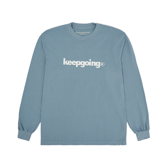 KEEPGOING Woosah Longsleeve Tee (Blue)