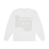 KEEPGOING Core Longsleeve Tee (White)