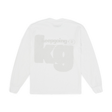  KEEPGOING Core Longsleeve Tee (White)