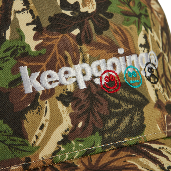 KEEPGOING Smile Hat (Camo)