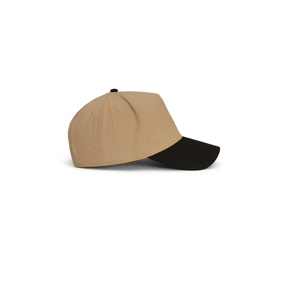 KEEPGOING Drippy Logo Hat (Khaki/Black)