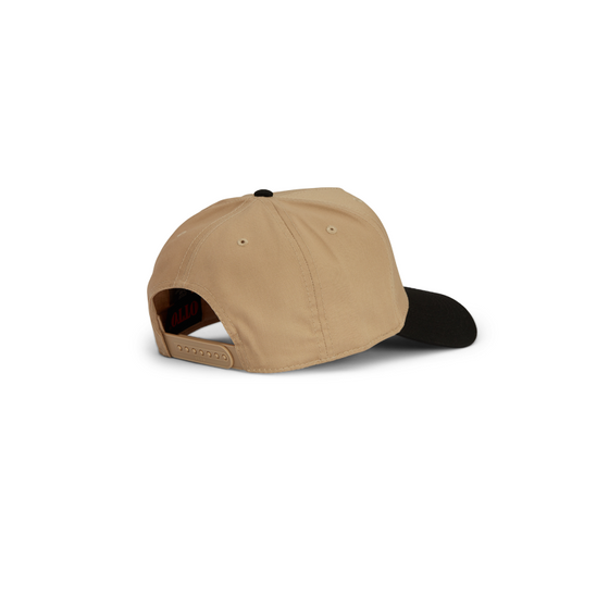 KEEPGOING Drippy Logo Hat (Khaki/Black)