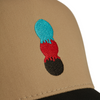 KEEPGOING Drippy Logo Hat (Khaki/Black)