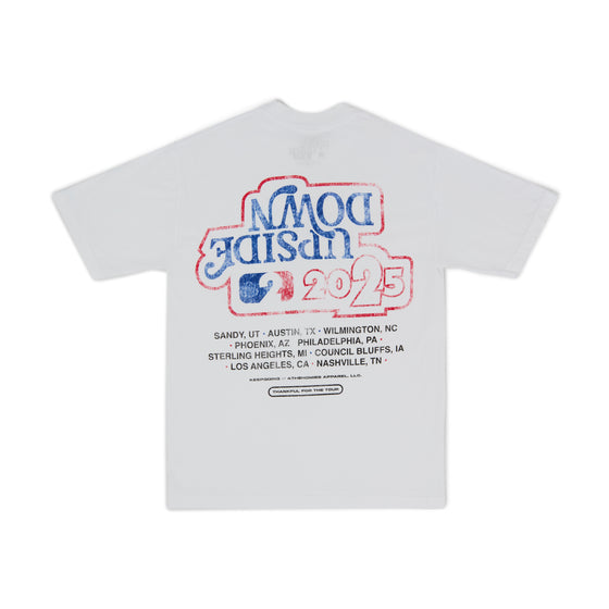 Upsidedown Tour MLB Tee (White)