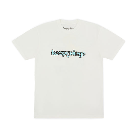 Keepgoing Mushroom Tee (White)