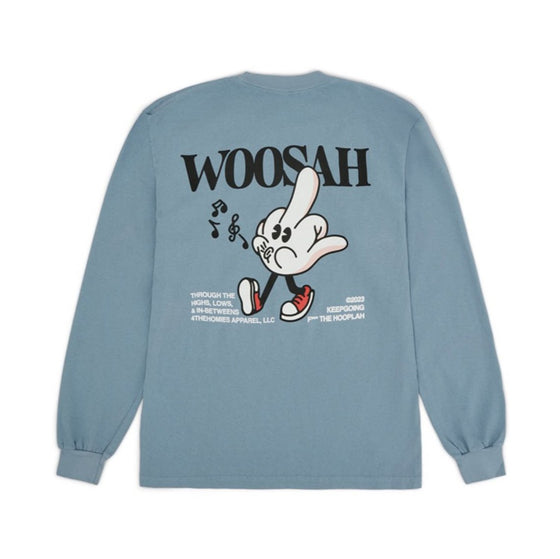 KEEPGOING Woosah Longsleeve Tee (Blue)