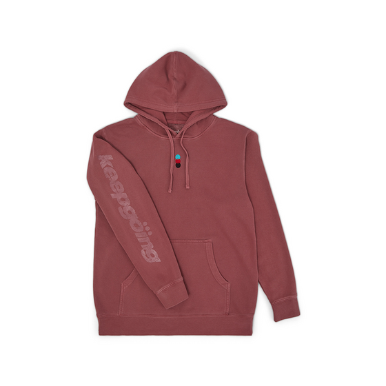 KEEPGOING Journey Hoodie (Pigment Maroon)