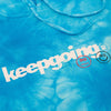 Upsidedown Tour Keepgoing Hoodie (Blue Tye Dye)