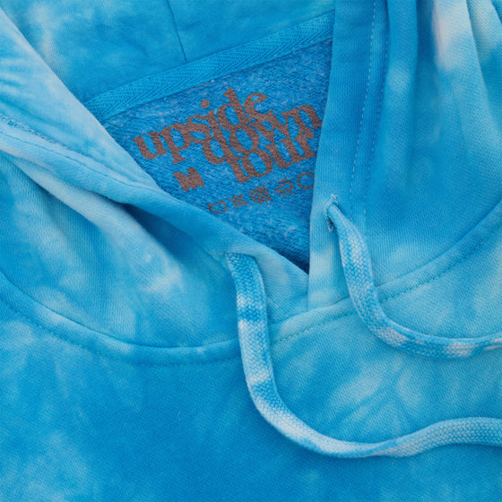 Upsidedown Tour Keepgoing Hoodie (Blue Tye Dye)