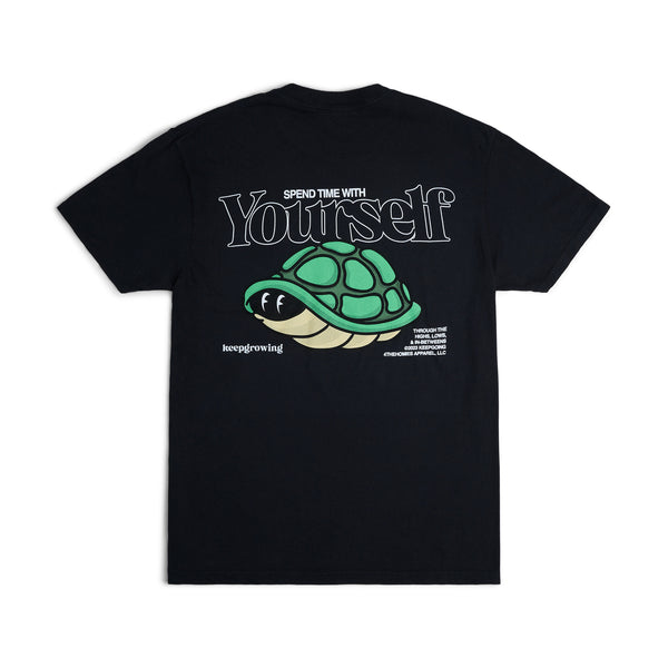 KEEPGOING Turtle Pocket Tee (Black)