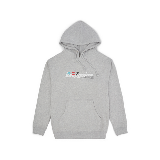 KEEPGOING Modern Logo Hoodie (Grey)