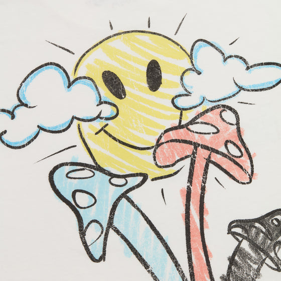 Keepgoing Mushroom Tee (White)